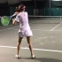 分享一个打网球的长腿美女姐姐，绝对的高手哦
