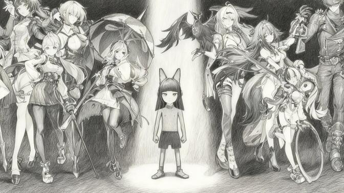 她是我們這里最沒天賦的人。