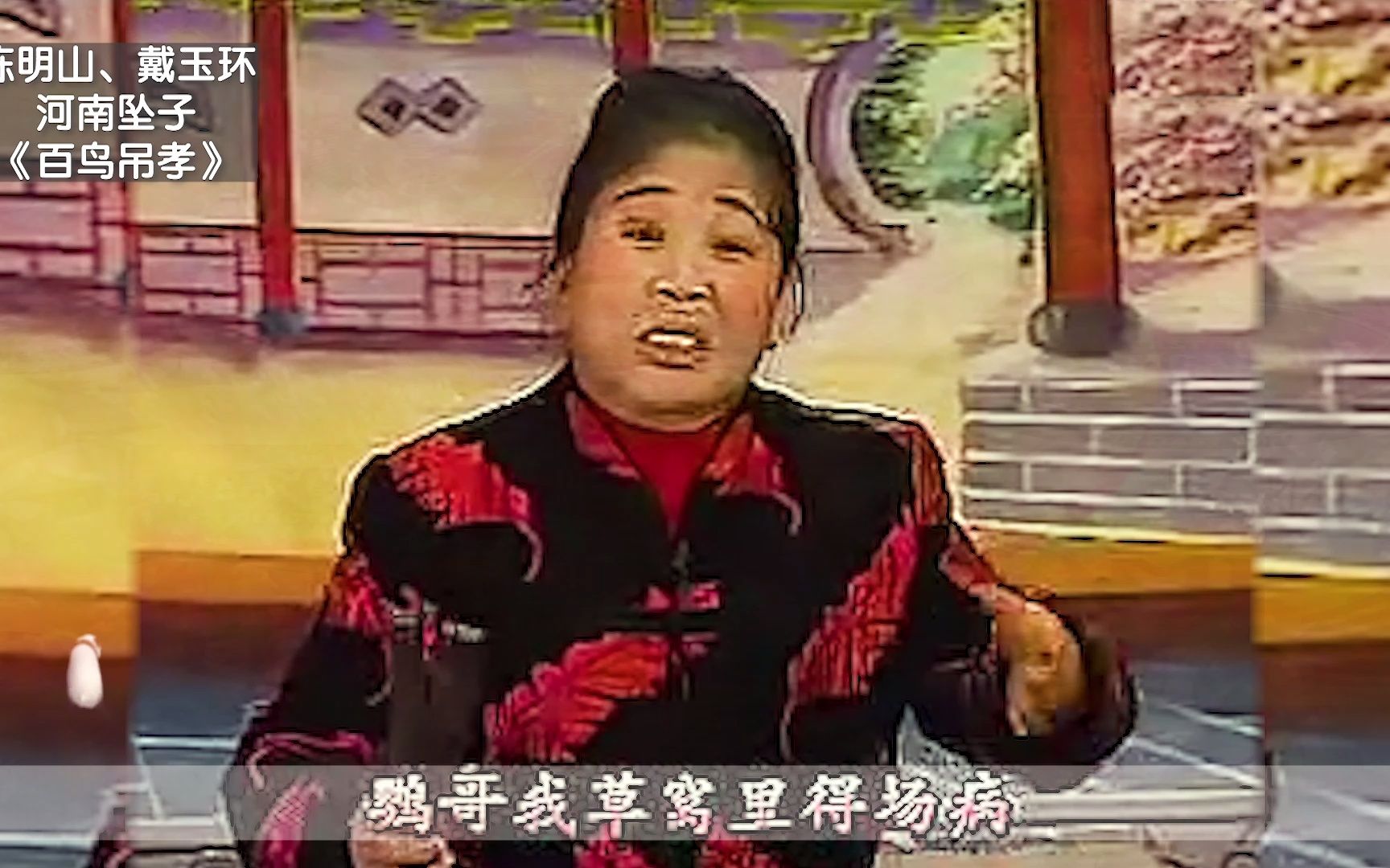 坠子戏名家陈明山、戴玉环：河南坠子《百鸟吊孝》：人留子孙防备老