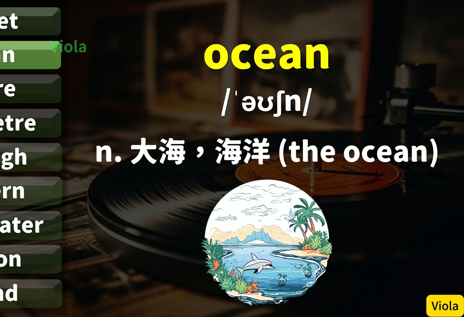 新仁爱版七下Unit8单词跟读视频试看