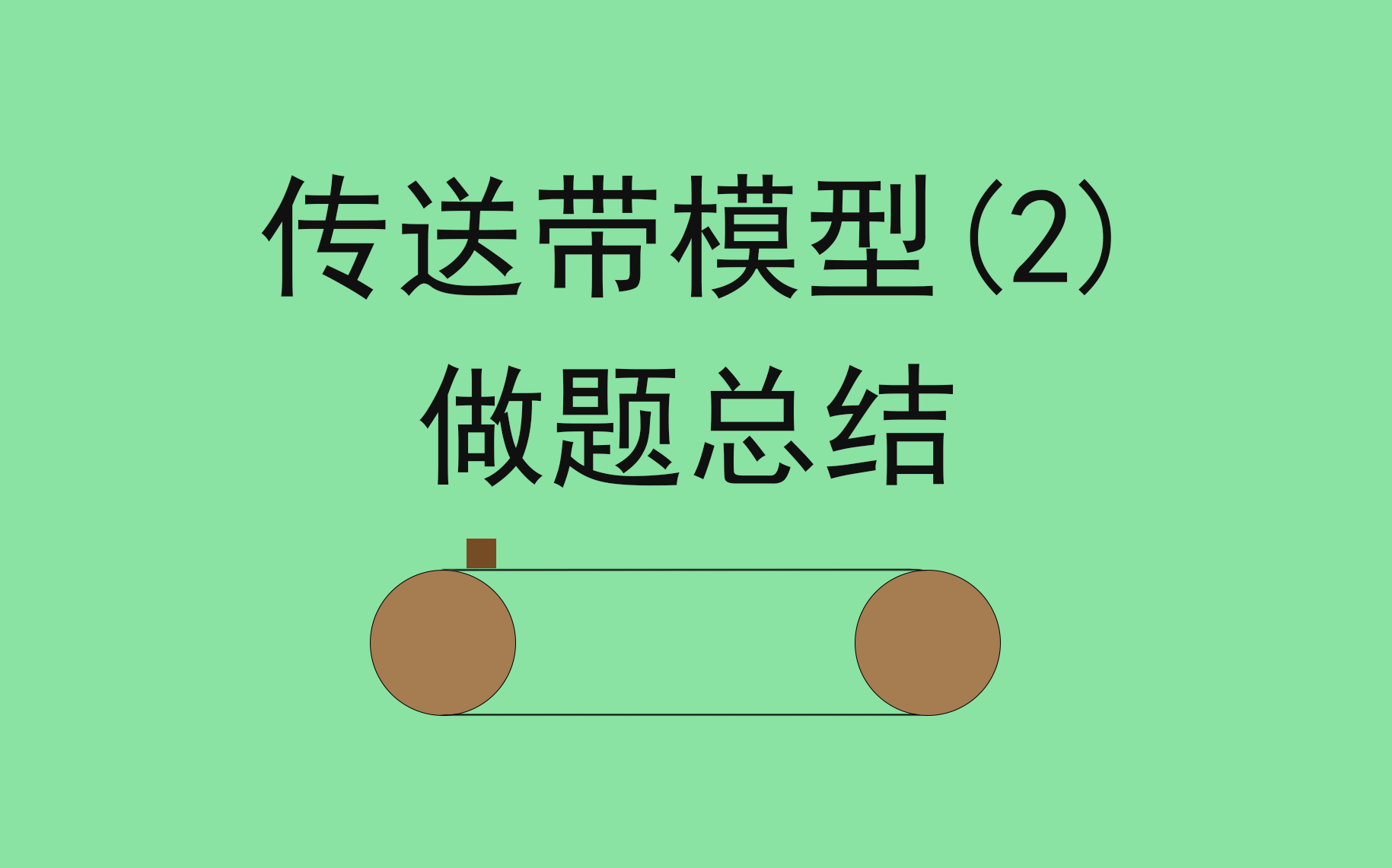 45.【高中物理必修一】【传送带】传送带题目总结
