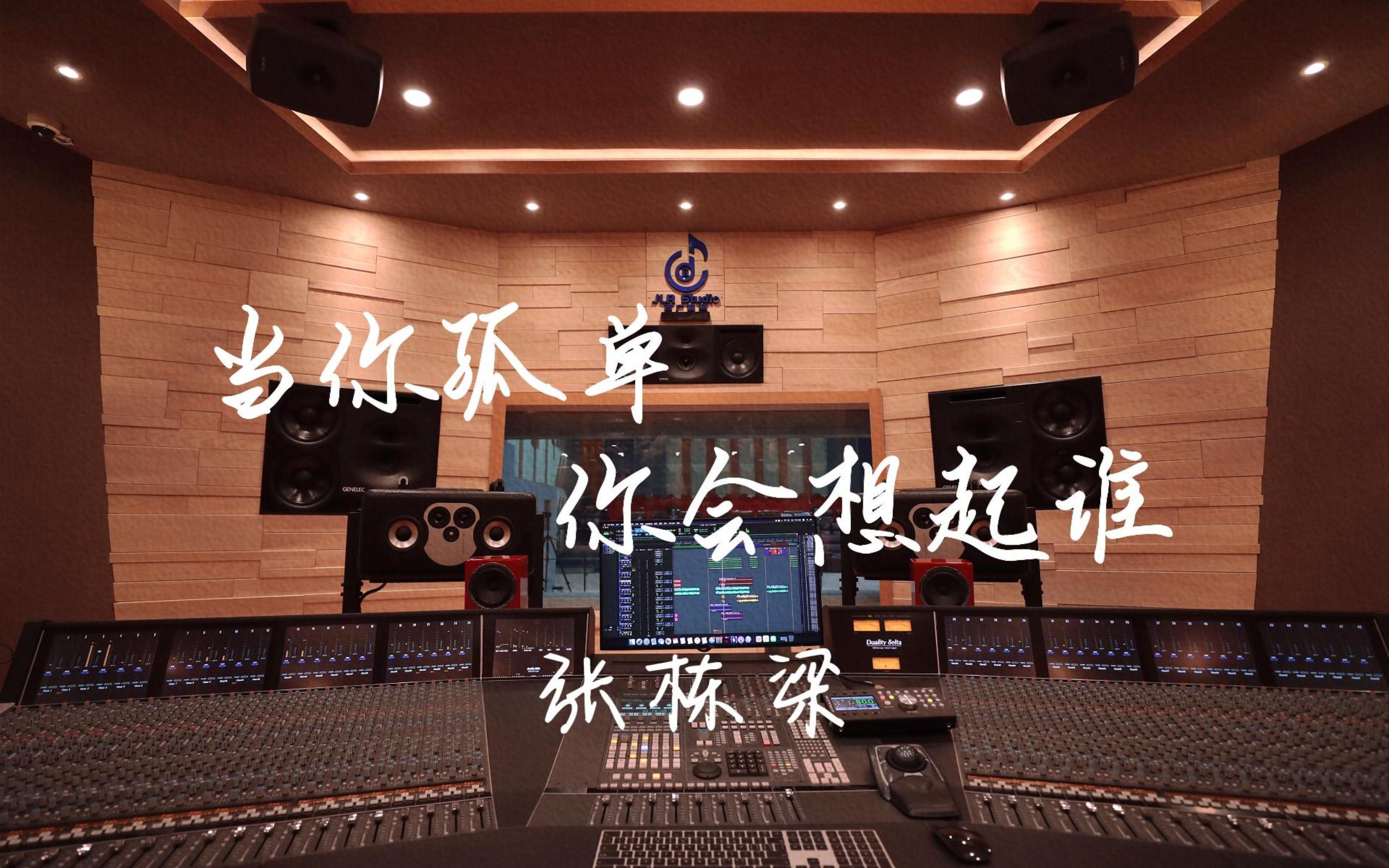 在百万豪装录音棚大声听张栋梁《当你孤单你会想起谁》【Hi-res】