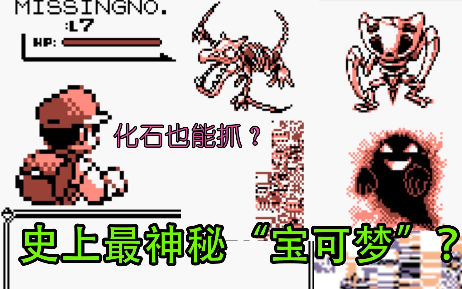 【宝可梦秘闻录#01】据说只有1%的玩家收服过这只PM：MissingNo.详细解析