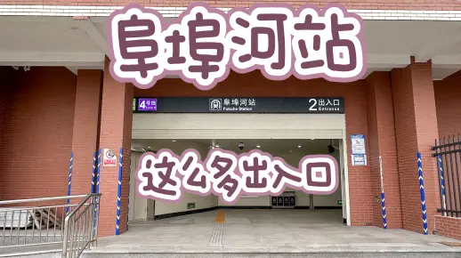 【星城轨道】开在湖大宿舍楼里的出入口！阜埠河站出入口集锦