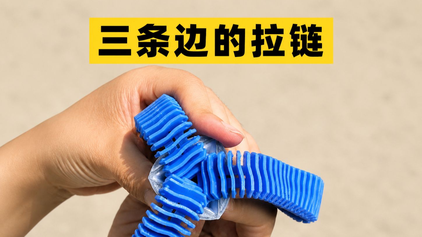 麻省理工做出了可以随便变弯变直的拉链！