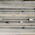 免版权视频剪辑素材—Highway traffic seen through drone