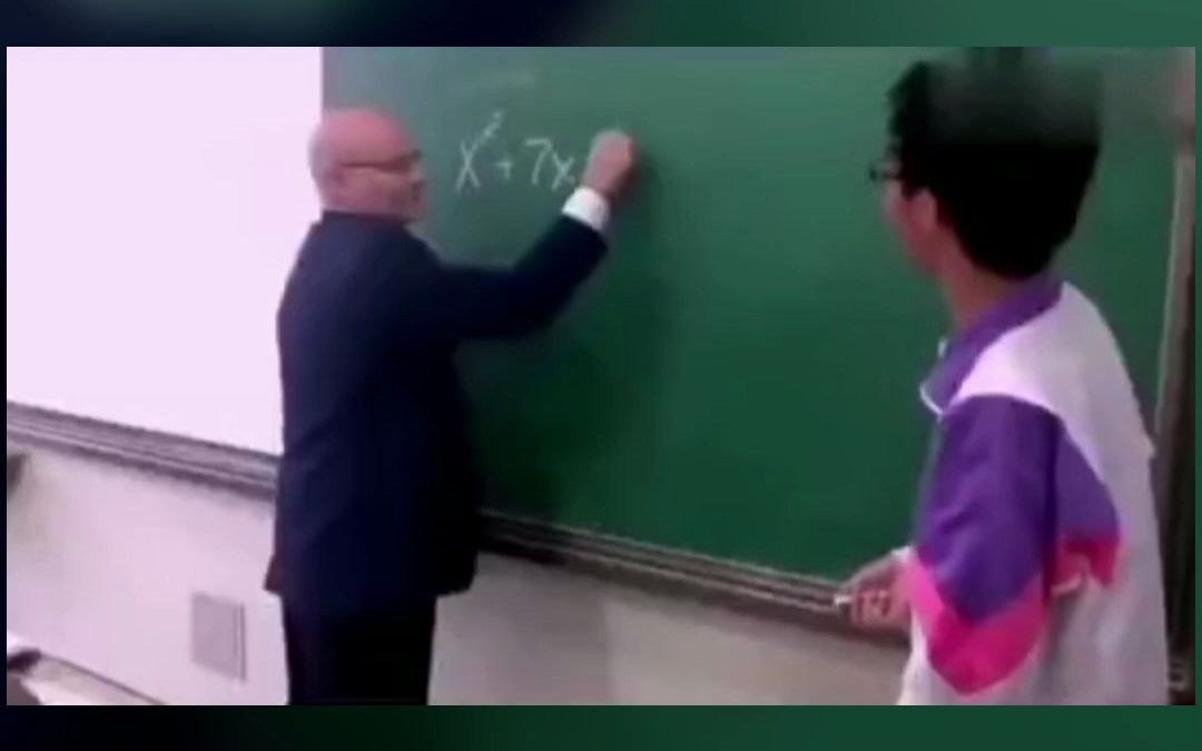 方程式被中国初中生秒解，美国老师的反应亮了