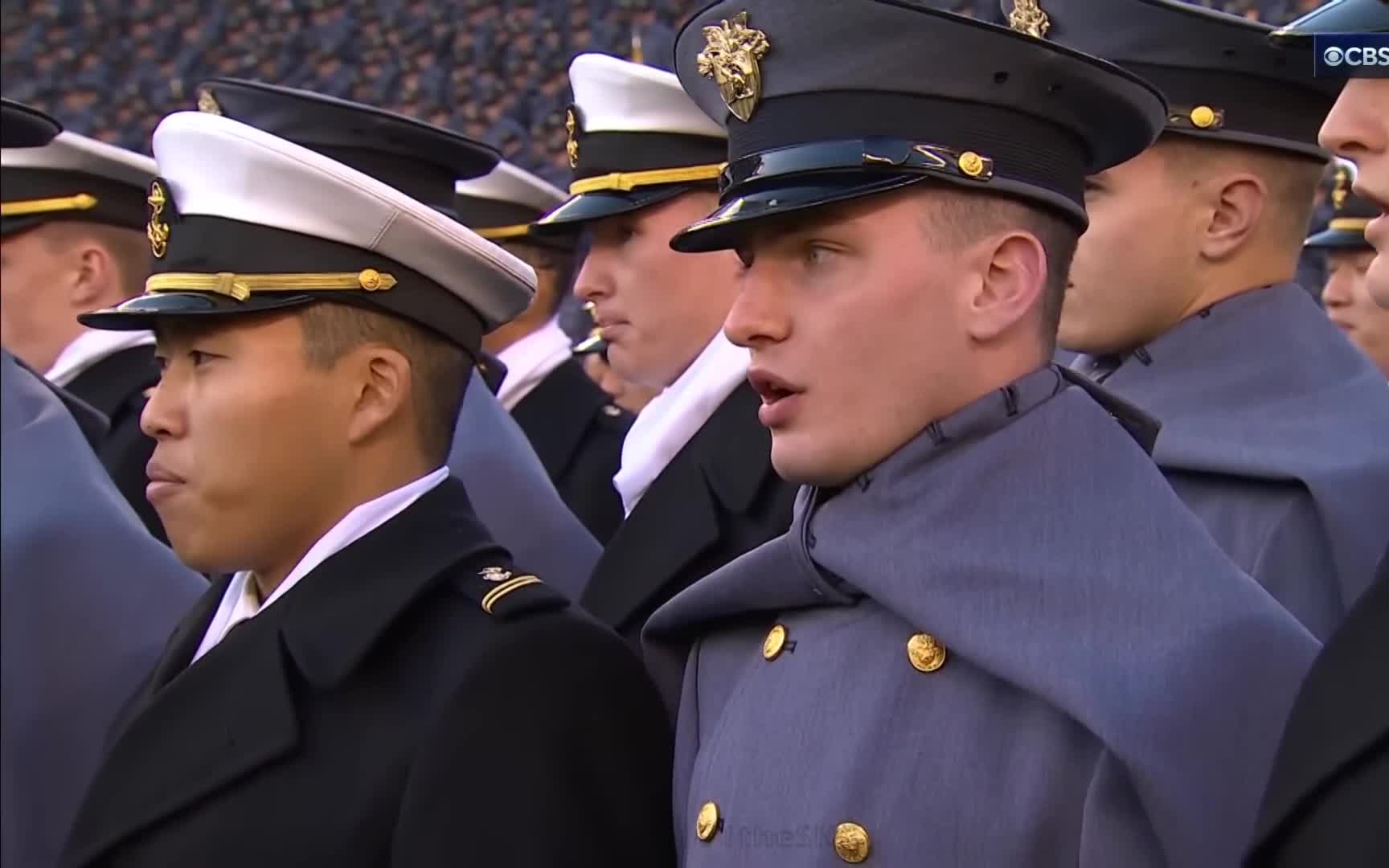 当军队遇见橄榄球，2022年第123届西点军校VS海军学院“Army-Navy”开场仪式