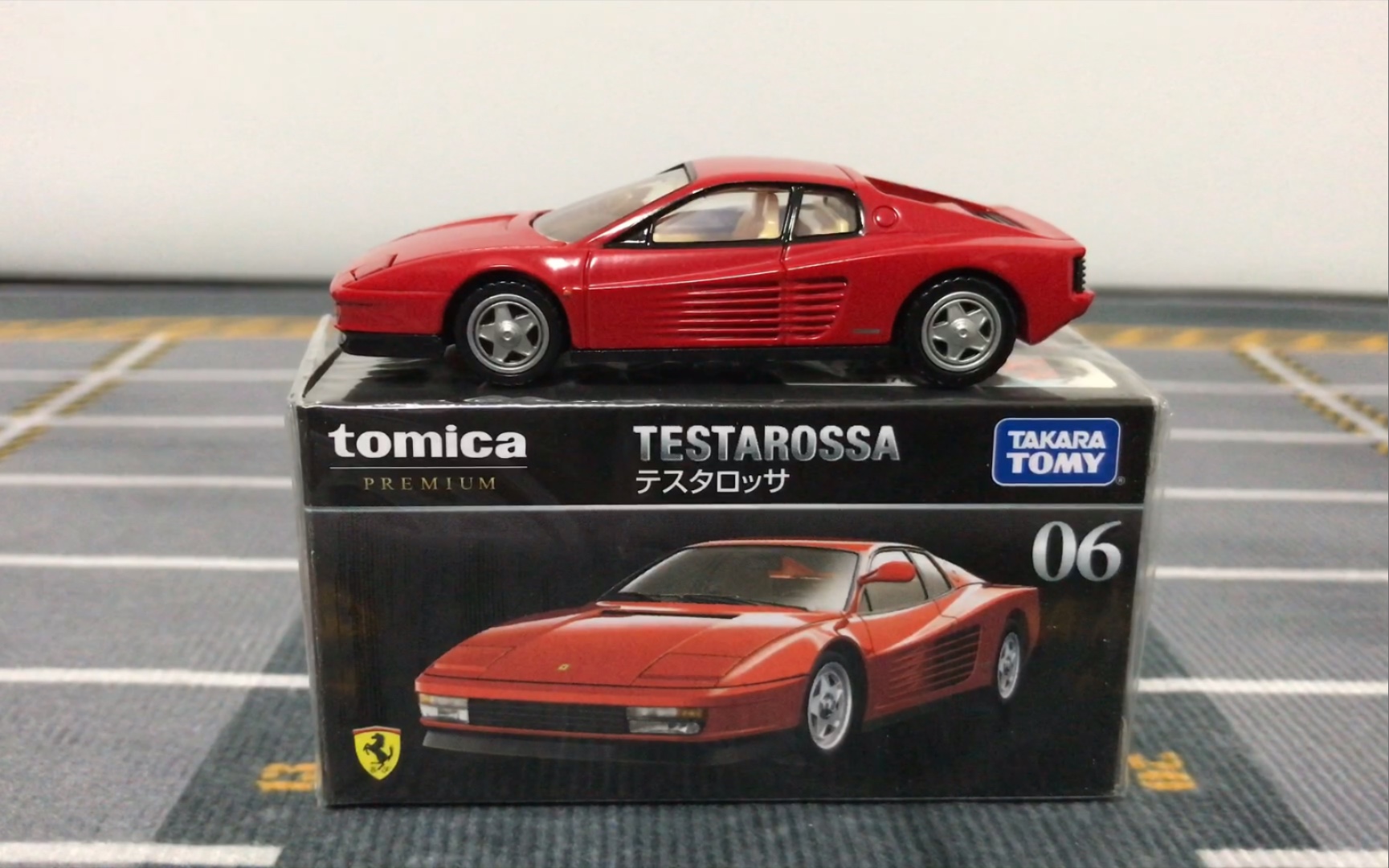 多美卡tp系列黑盒06号法拉利特斯塔罗萨ferraritestarossa欣赏