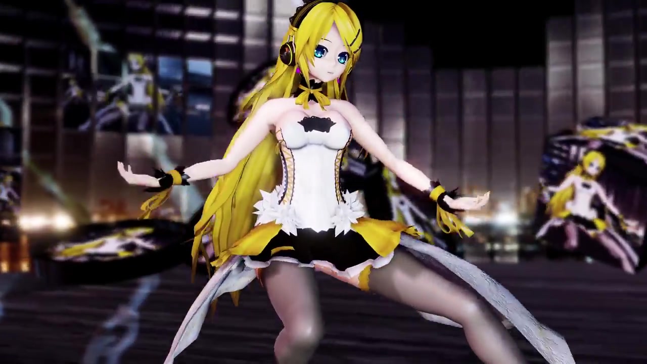 【mmd】v家魔改 你们喜欢的火爆身材 miku rin luka【liar dance】