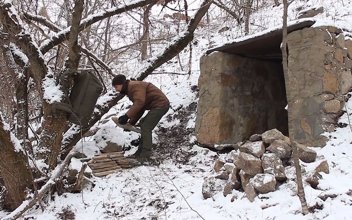 A shelter was built a month before the war in Ukraine