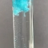 化学实验：当硫酸铜溶液滴入碳酸钠溶液中。
