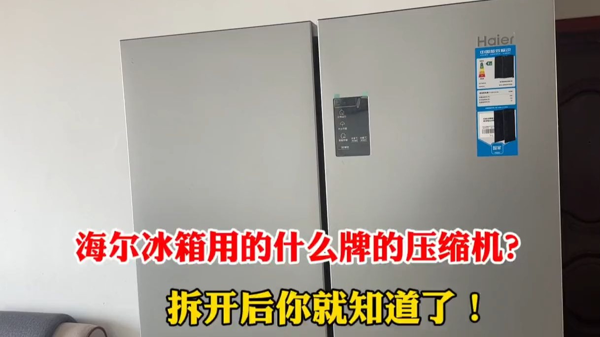 海尔冰箱用的什么牌子的压缩机？拆开后你就知道了