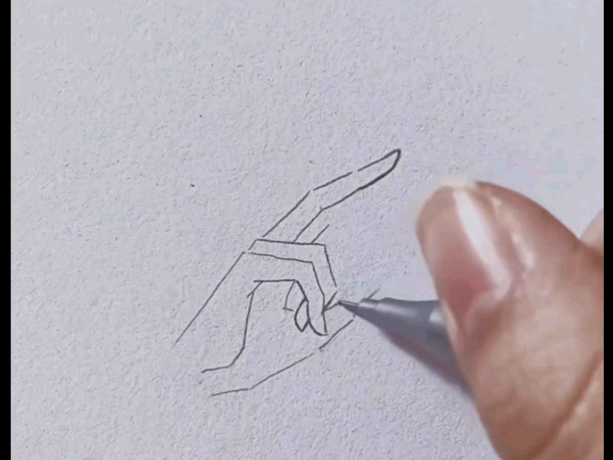 不会画拿扑克牌的手的宝子们有福了，教学来了