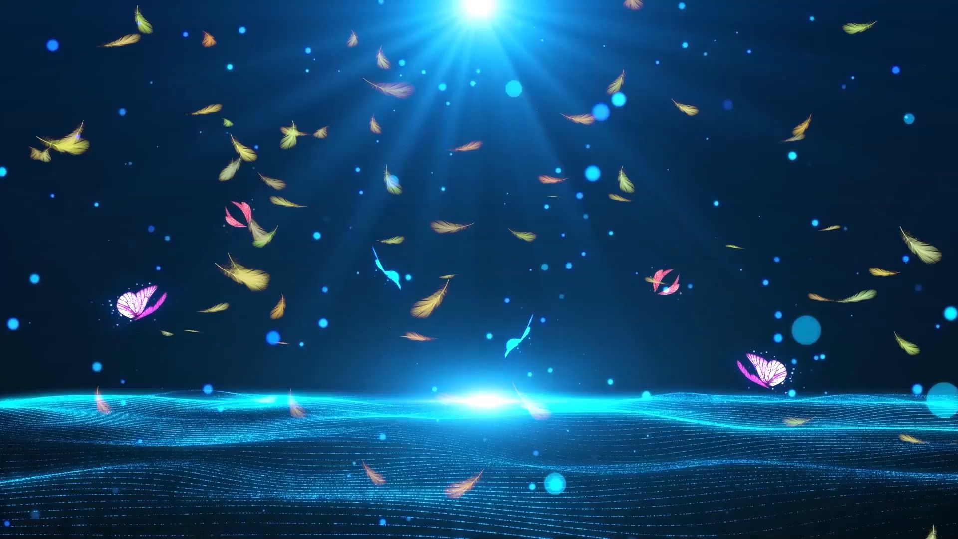 5032 独舞 灵羽 配乐伴奏led舞蹈舞台大屏幕背景视频素材