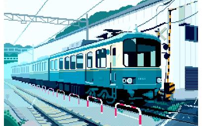 [Lofi|雨天|像素]阳炎指炎热的阳光加热地表使近地面出现光线折射的现象，从远处看就像路上有水波一样，就好像我的所见所想也变成了夏天的幻梦。