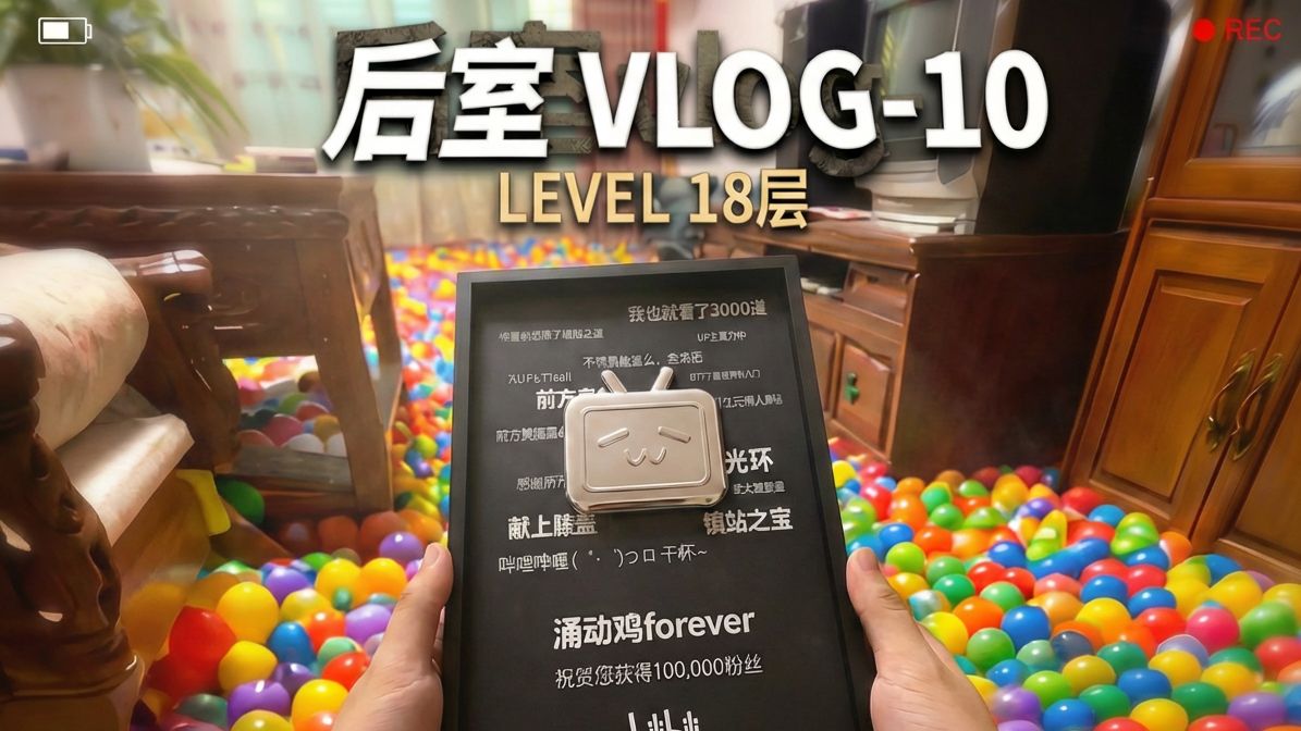 后室探险vlog-10，体验中式梦核 level 18层
