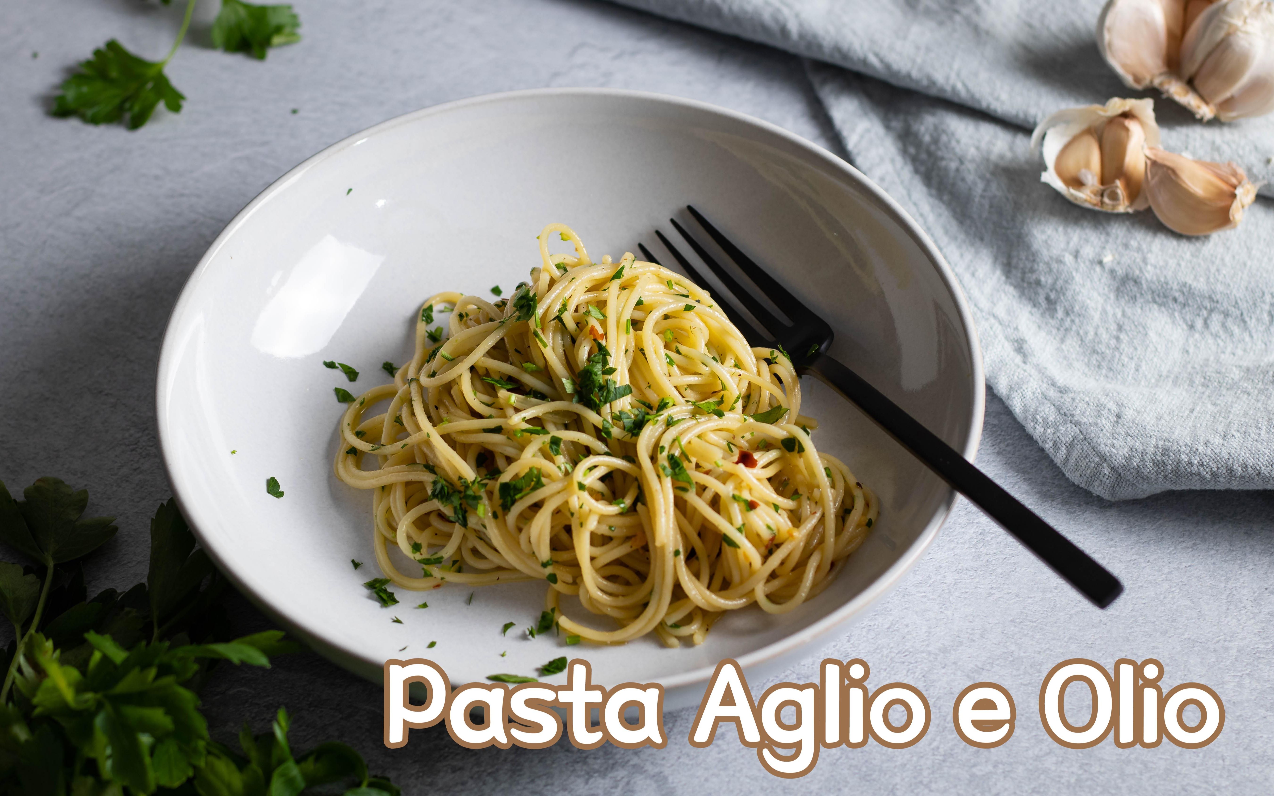 【songling"s kitchen】easy and quick pasta aglio e olio recipe