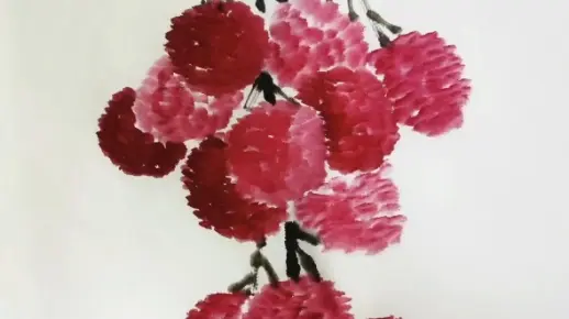 如何画荔枝又简单又好看