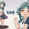 【女仆咖啡店①】小魈：不...不敬仙师！！呜呜