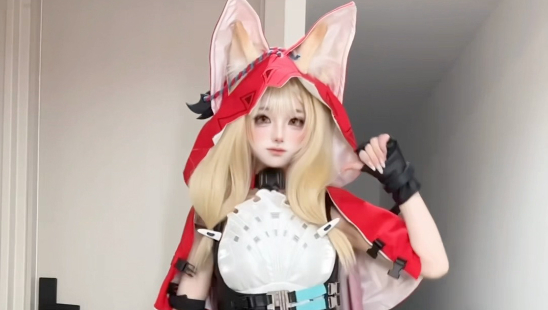 发明白色蕾丝小红帽的简直是天才