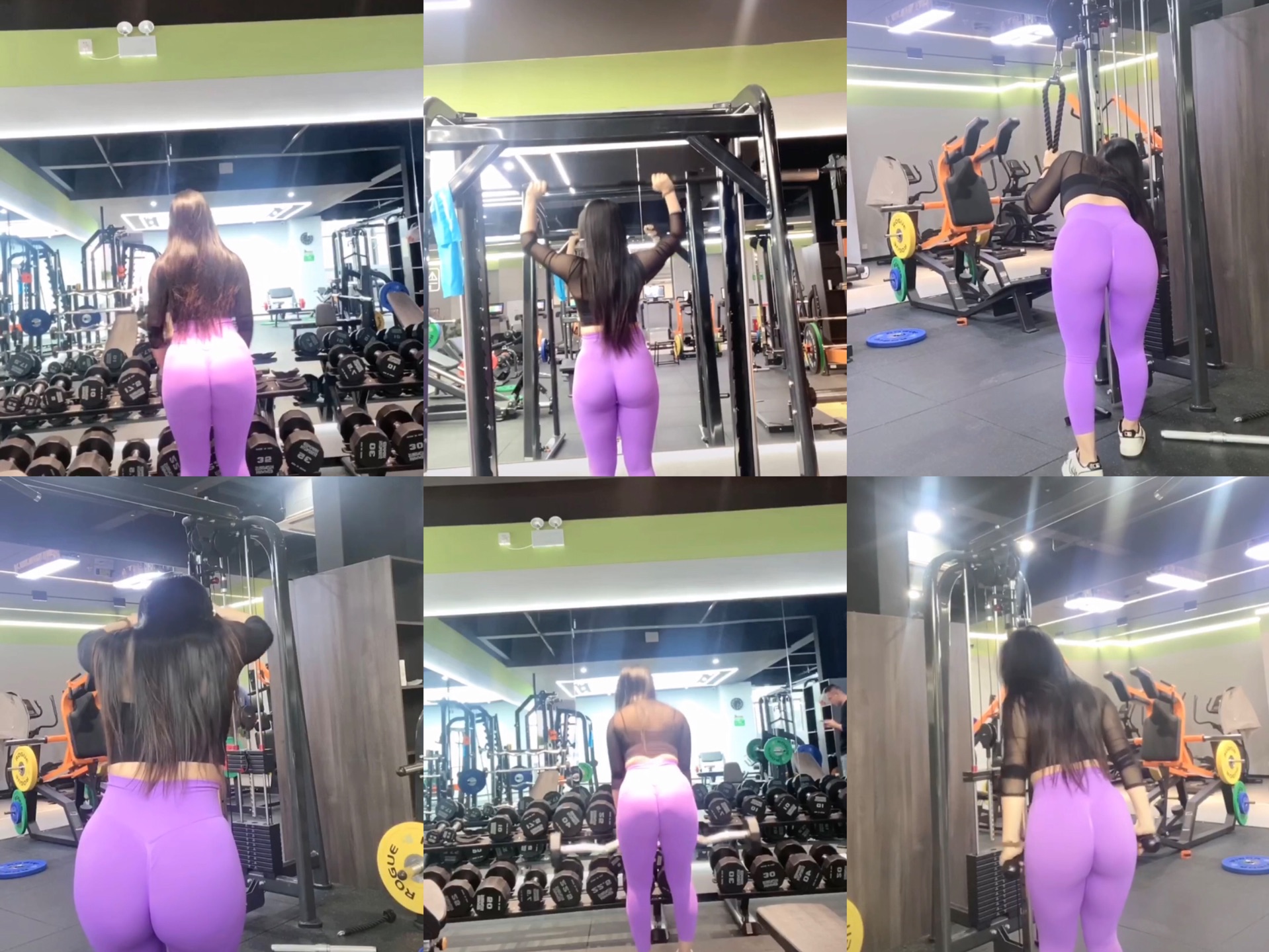 Gym Back Pulling Exercise