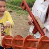 用竹子制作的加特林玩具枪，你们喜欢吗