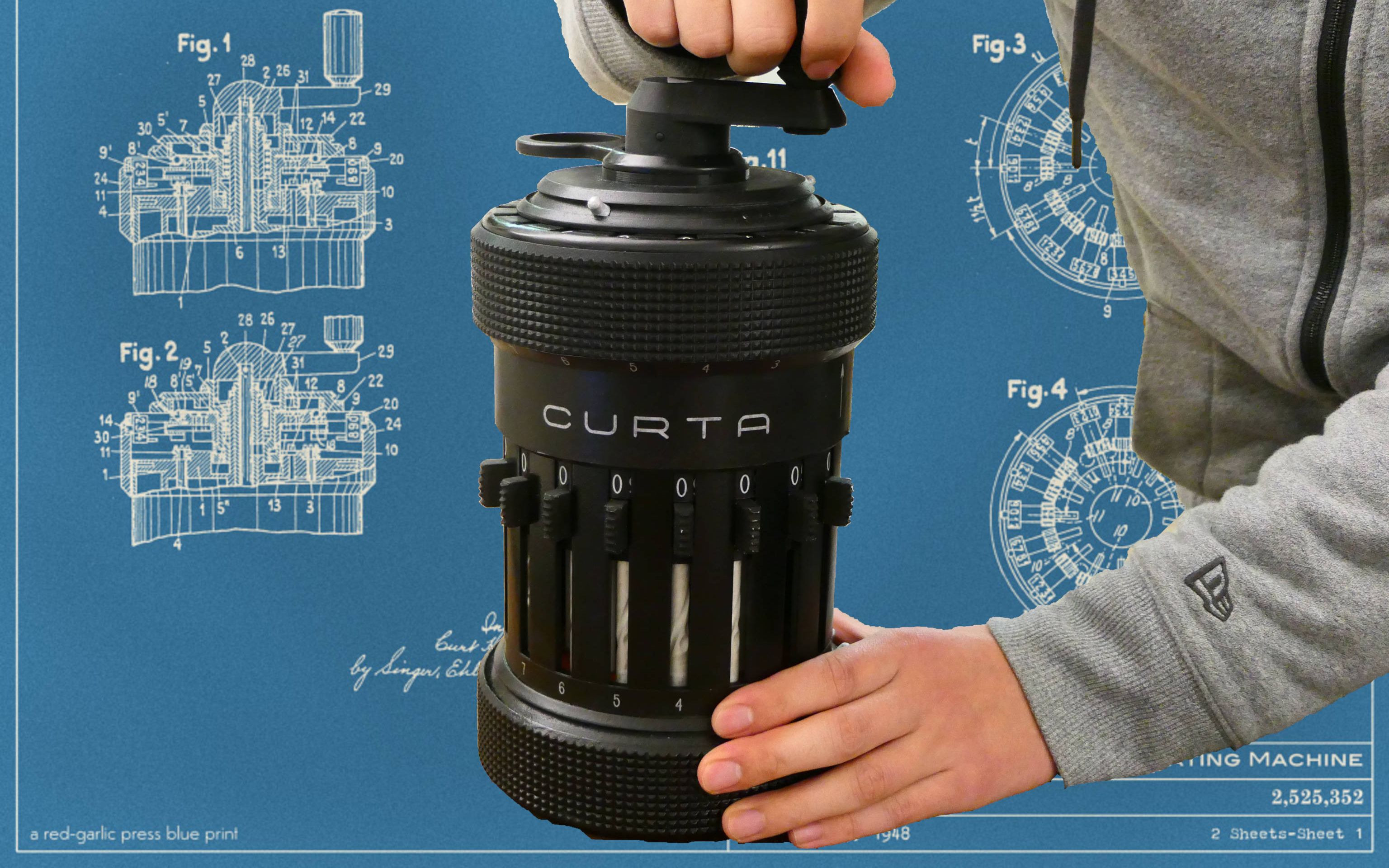 【完工啦！】3D打印的Curta机械计算器 Part3 (喷漆，总装和测试！) 手摇计算器