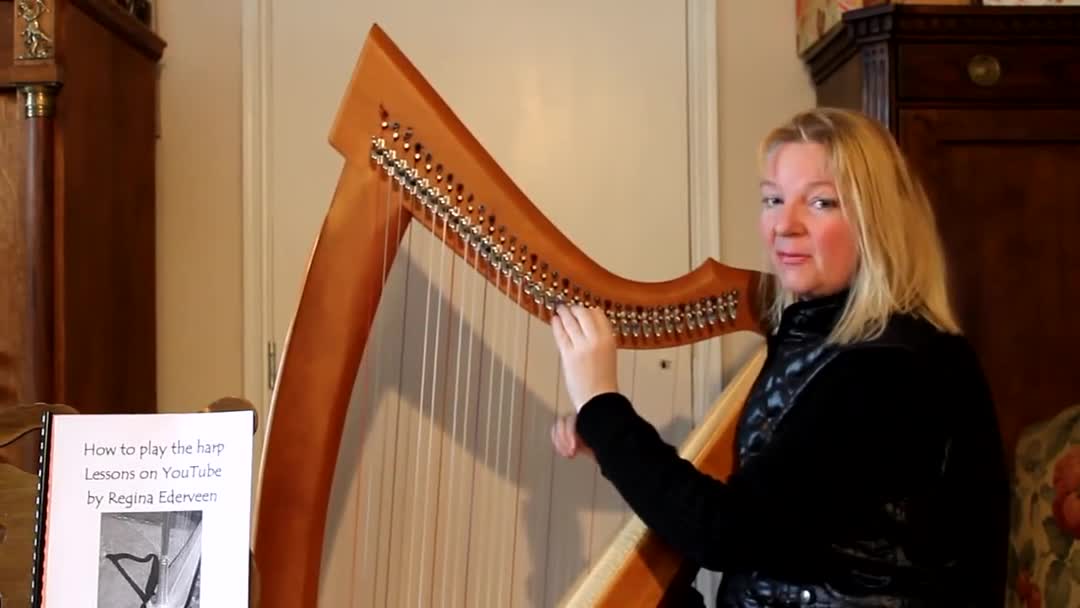 竖琴教学how to play the harp now!