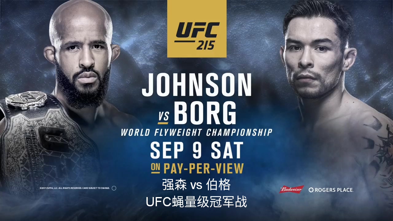 【中文字幕】ufc215蝇量级冠军战官方预告