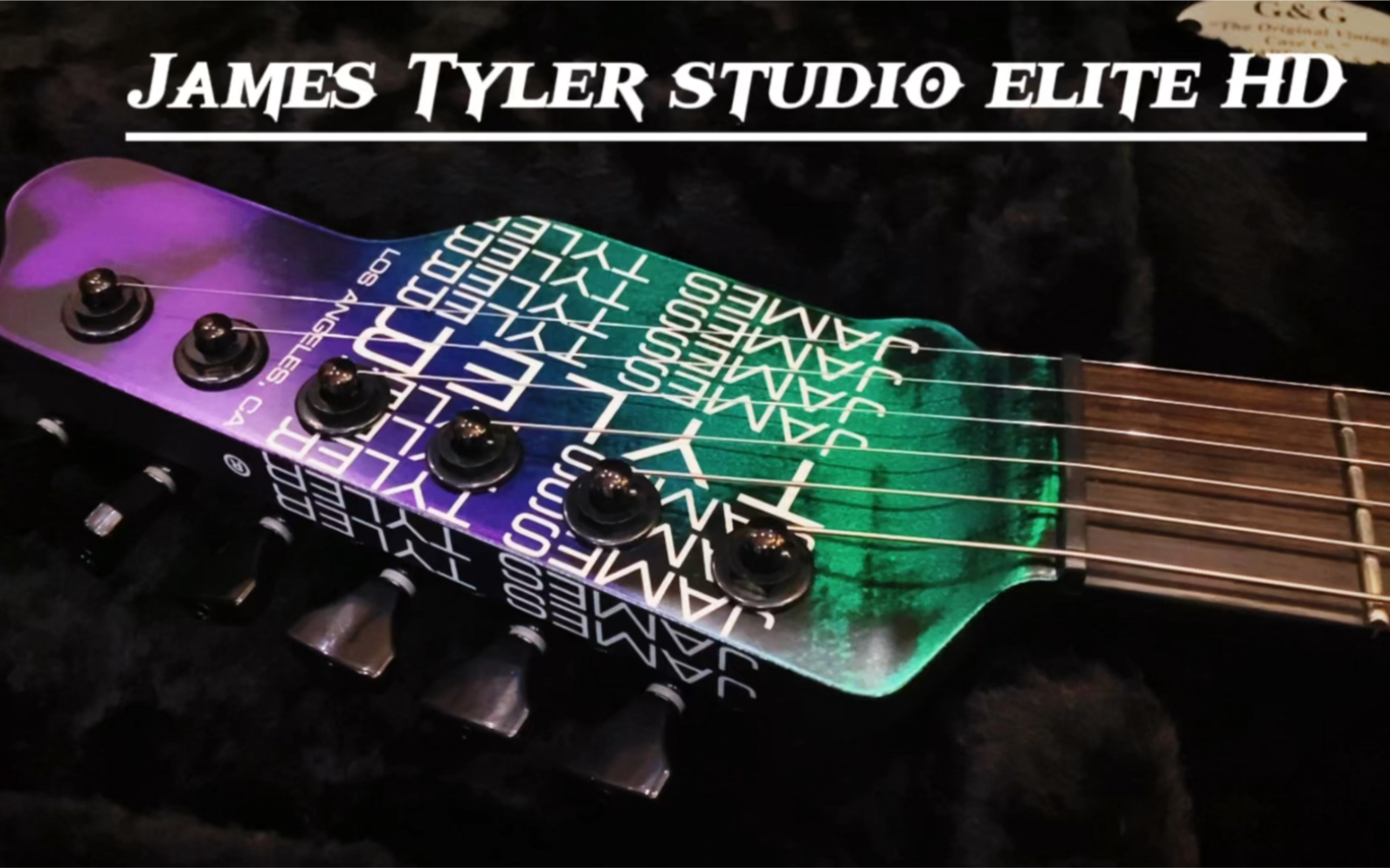 James Tyler Studio Elite HD 外星人全涂装 美产顶级手工电吉他 2022最新到货 成都海鸥琴行解说视听
