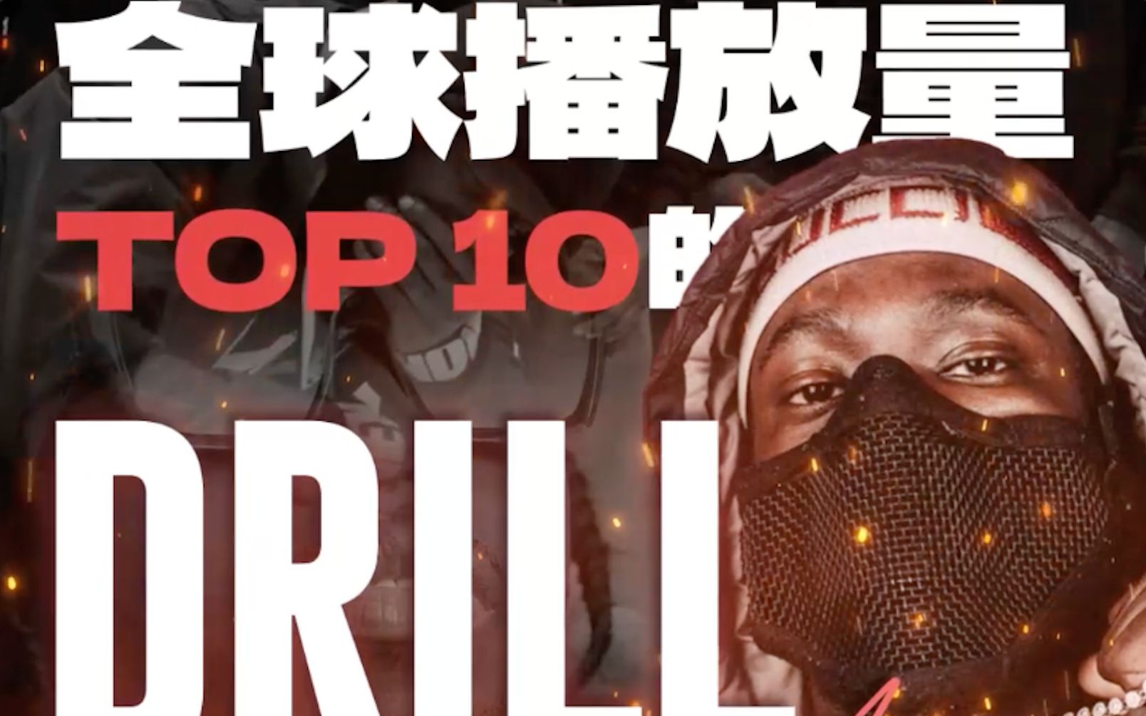 全球播放量TOP 10的DRILL