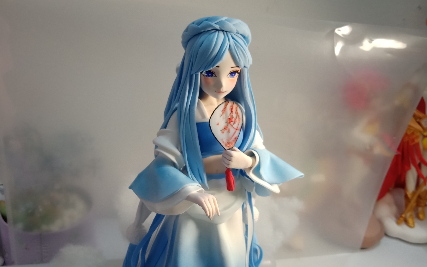 超轻粘土〕原创人物古风美人超轻粘土手办