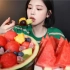 韩国吃播 boki  夏天最适合吃西瓜了清凉解暑
