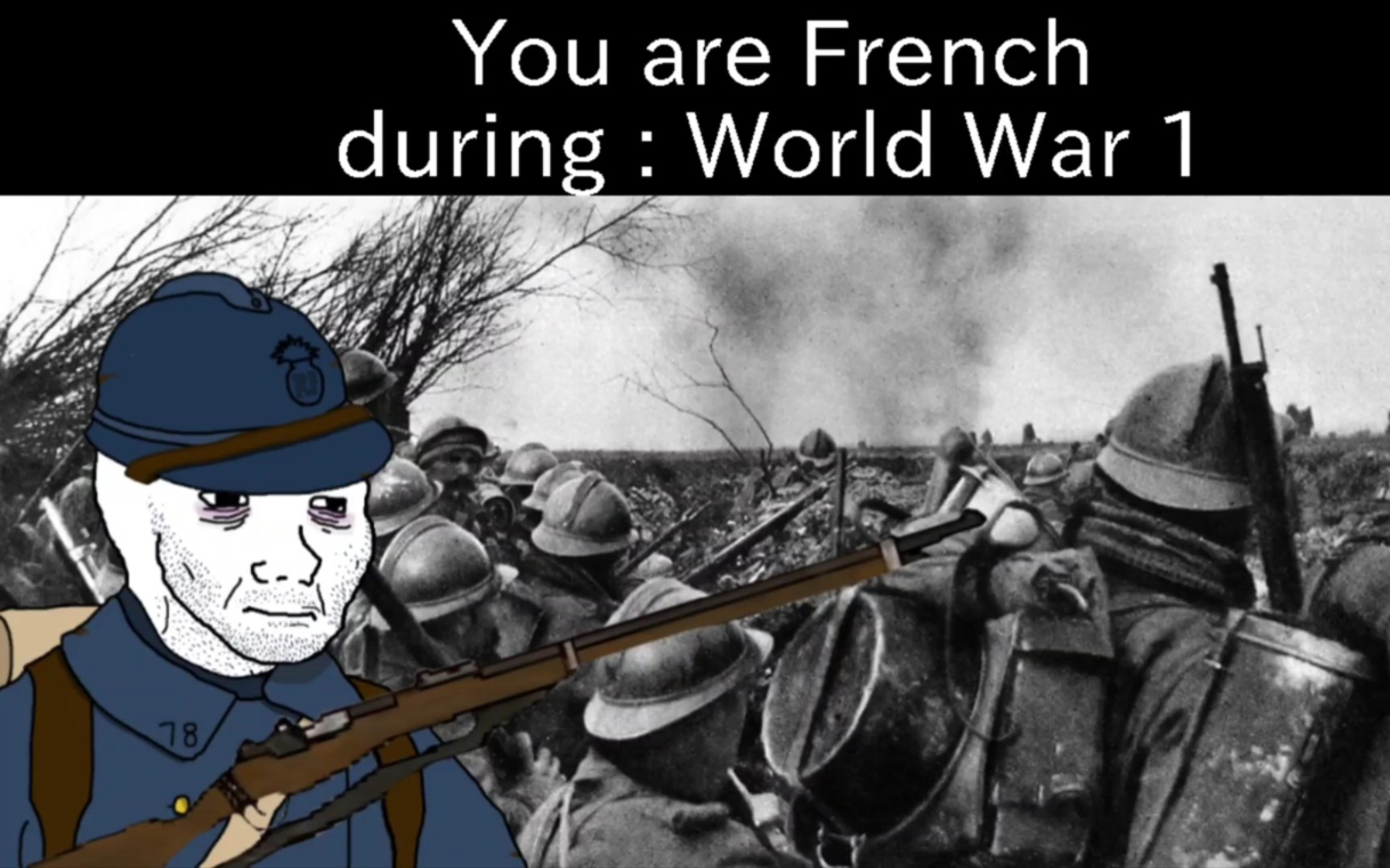 当你是不同时期的法国士兵🇫🇷……