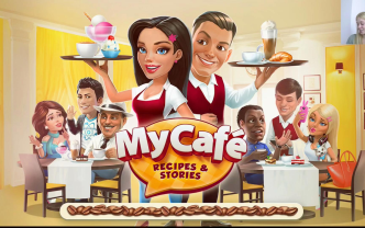 my cafe new character, stories, and township in update 2017.