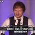 Ed Sheeran-黄老板坦言9岁时听了姆爷的专辑才渐渐摆脱口吃