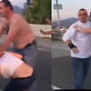美国路怒现场！洛杉矶高速公路上：拉丁裔家庭逼停白人家庭反被揍