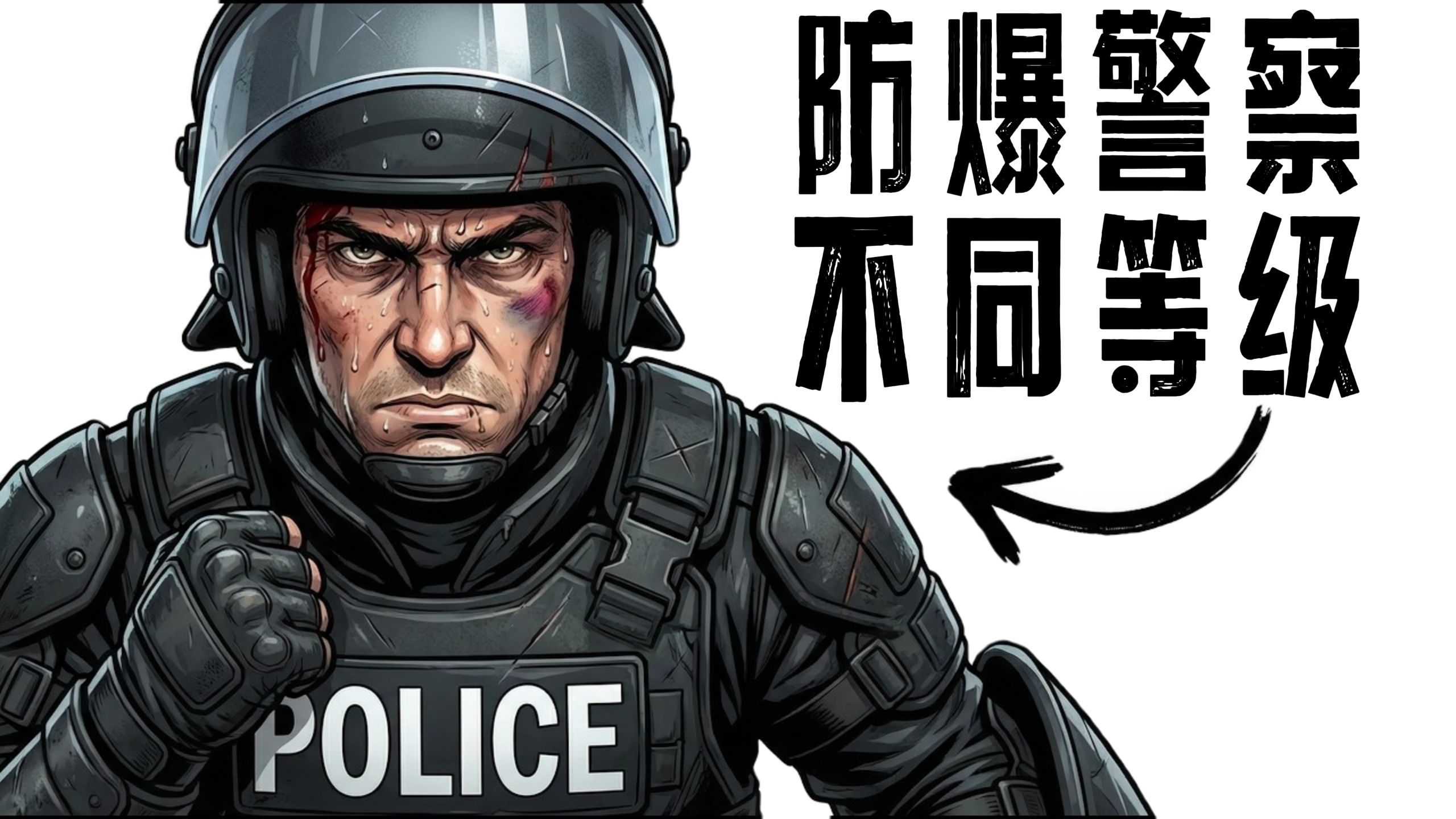 体验不同防暴警察等级的一生！