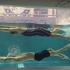 流速游泳池自由泳打腿训练🏊‍♀️上下觉得那个难度更高