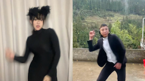 Beautiful women hot dance