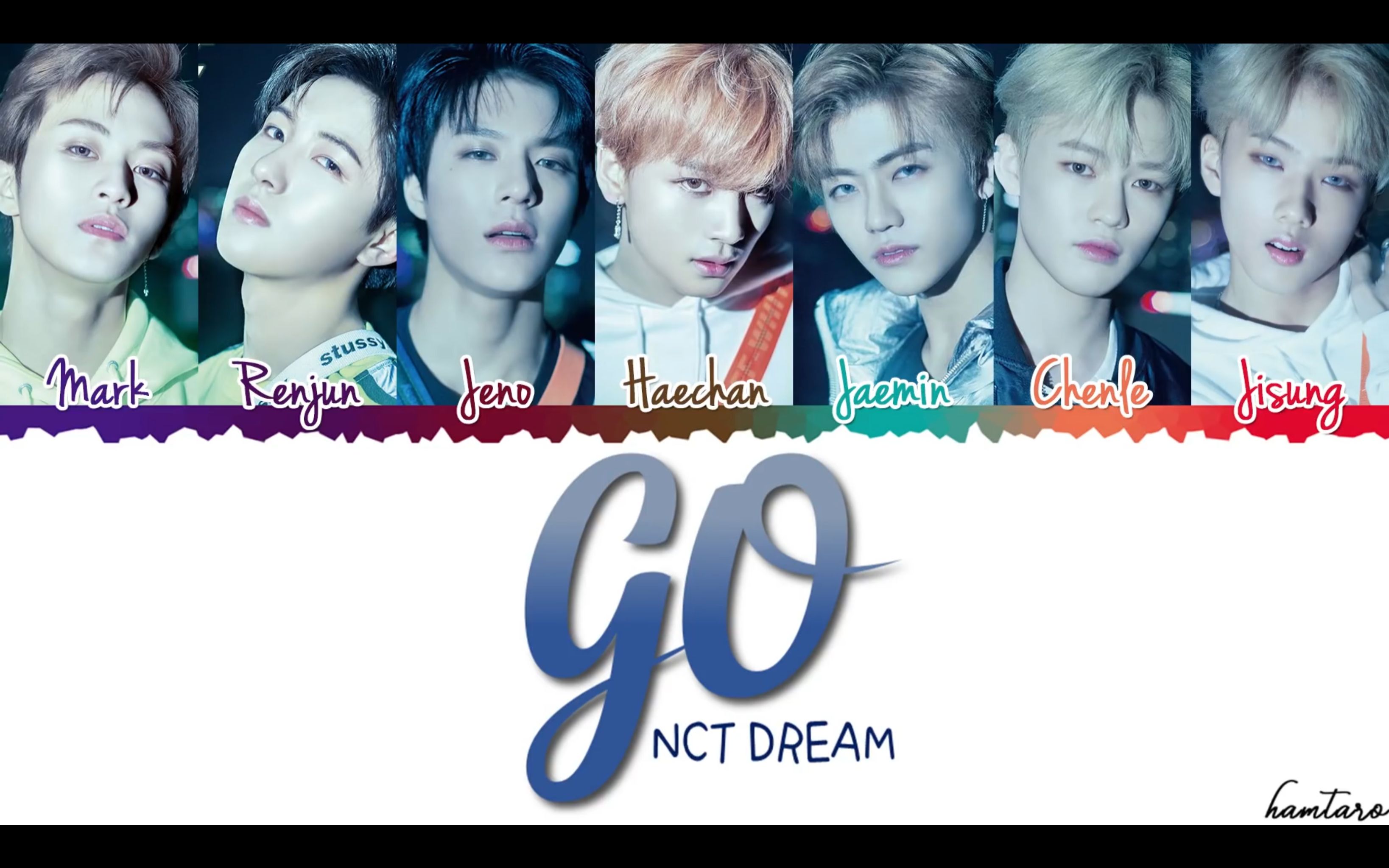 nct dream - "go" 歌词分配