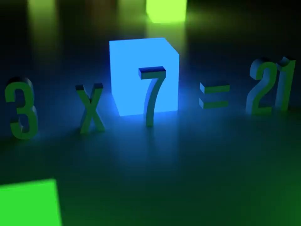 数字乘法表之7的倍数