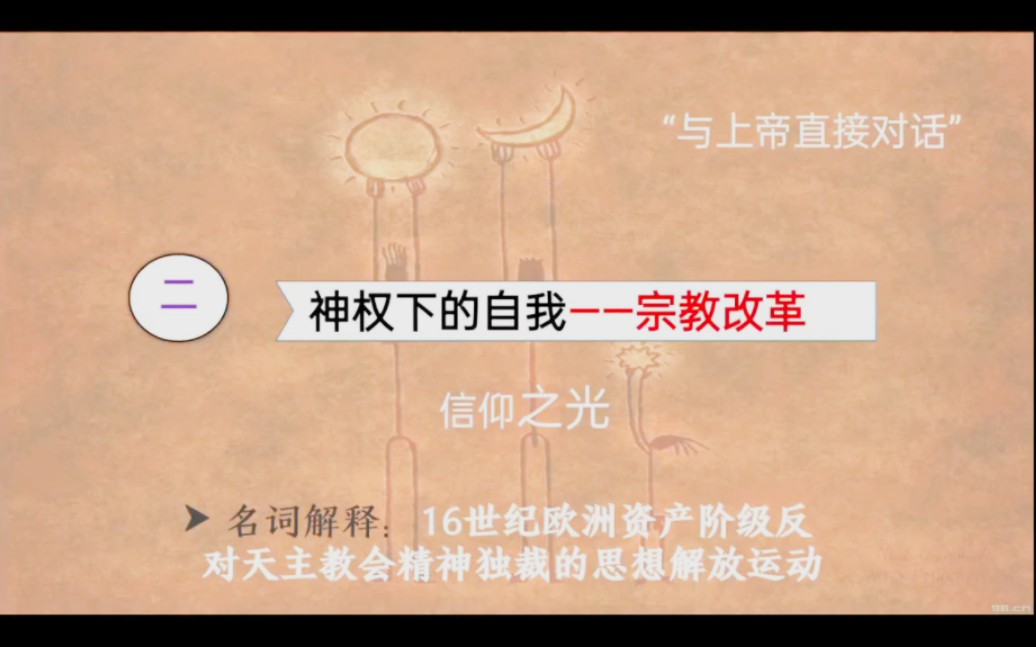 第8课 欧洲的思想解放运动（宗教改革 科学革命）