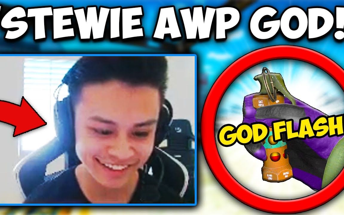 【csgo】stew的完美残局!scream uses god flash! cs:go twitch clips