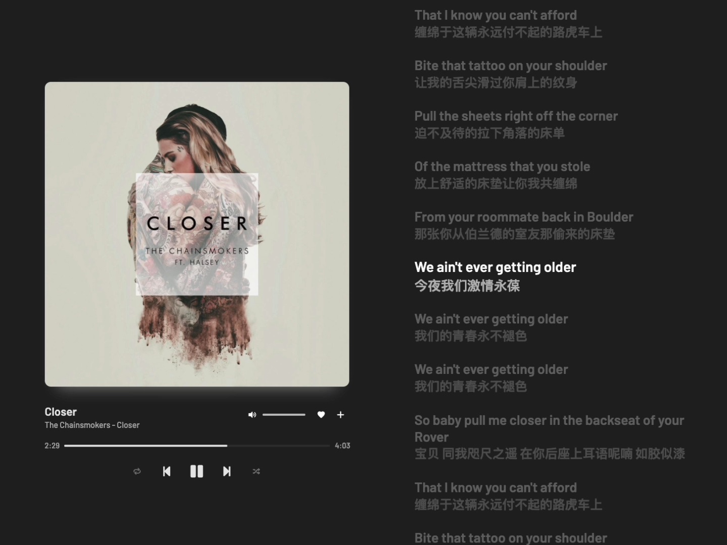 日推歌单｜“ OMG，长得超帅而且会唱歌也是没谁了！”｜《Closer》