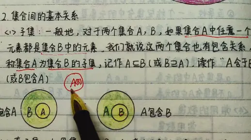 高中数学 集合间的基本关系，子集真子集，集合相等，空集