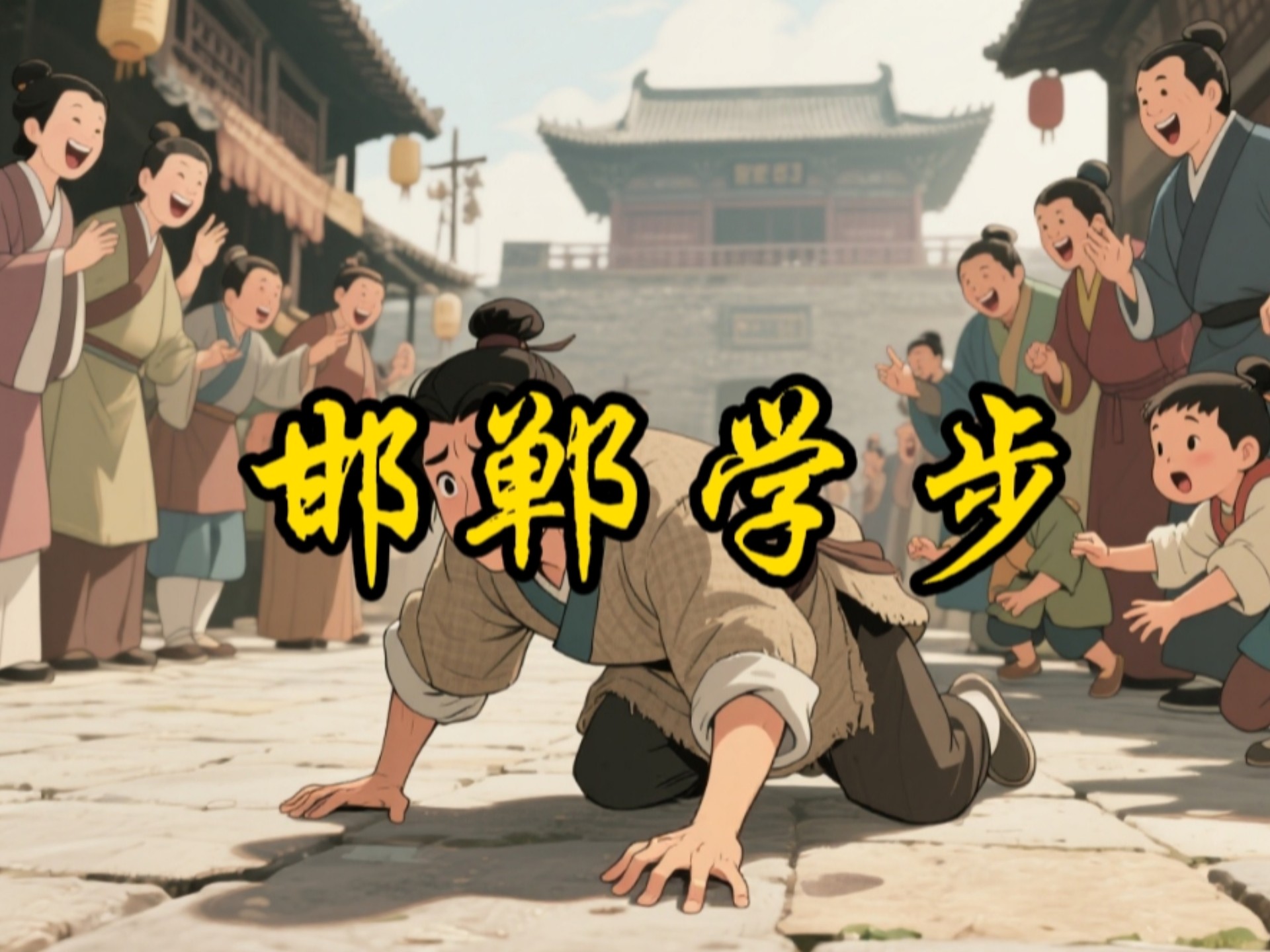 每天学习一个动画成语故事：《 邯郸学步 》