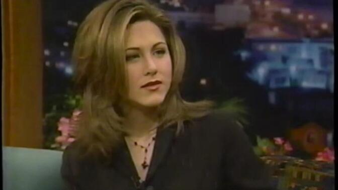 詹妮弗安妮斯顿首个晚间访谈秀1995