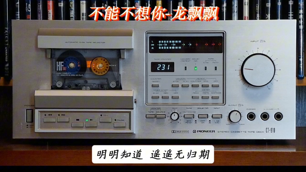 龙飘飘专辑精选:不能不想你-1992年-"怀念老歌8"专辑/Pioneer ct-910